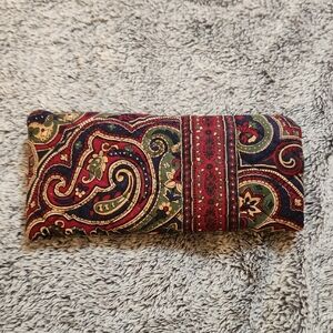 Vera Bradley Multicolor Paisley Eyeglass Case